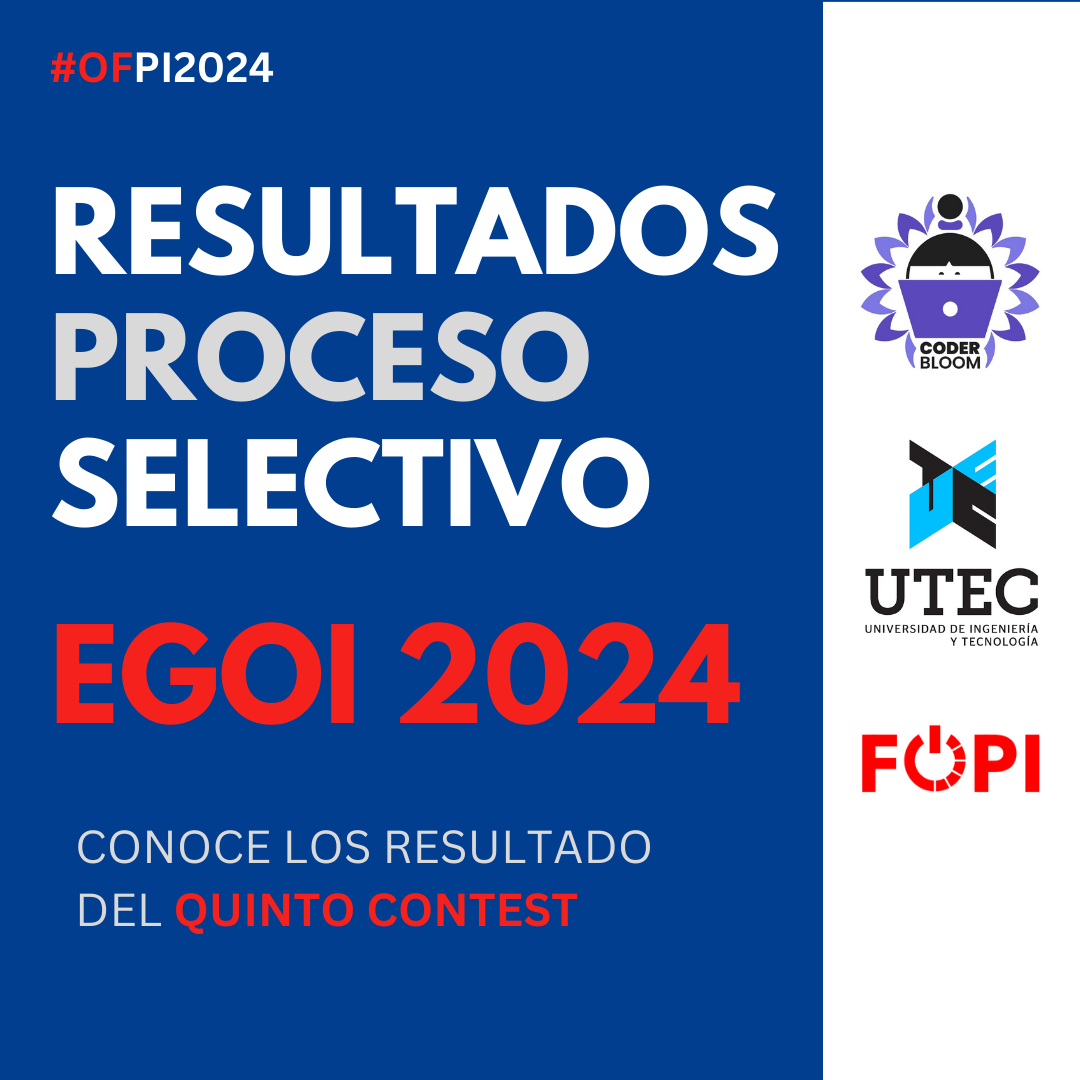 EGOI 2024 Resultados de la Competencia #5